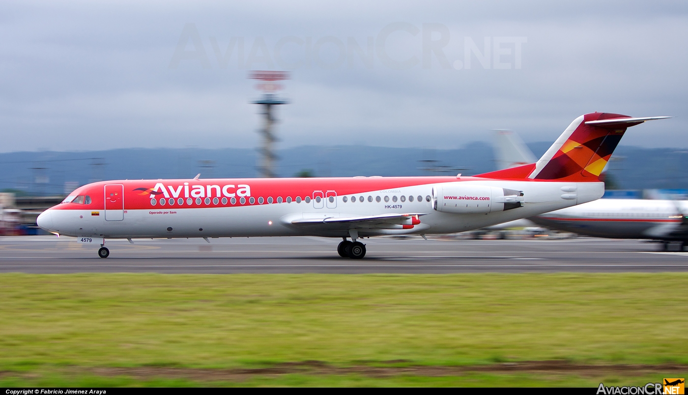 HK-4579 - Fokker 100 - Avianca Colombia