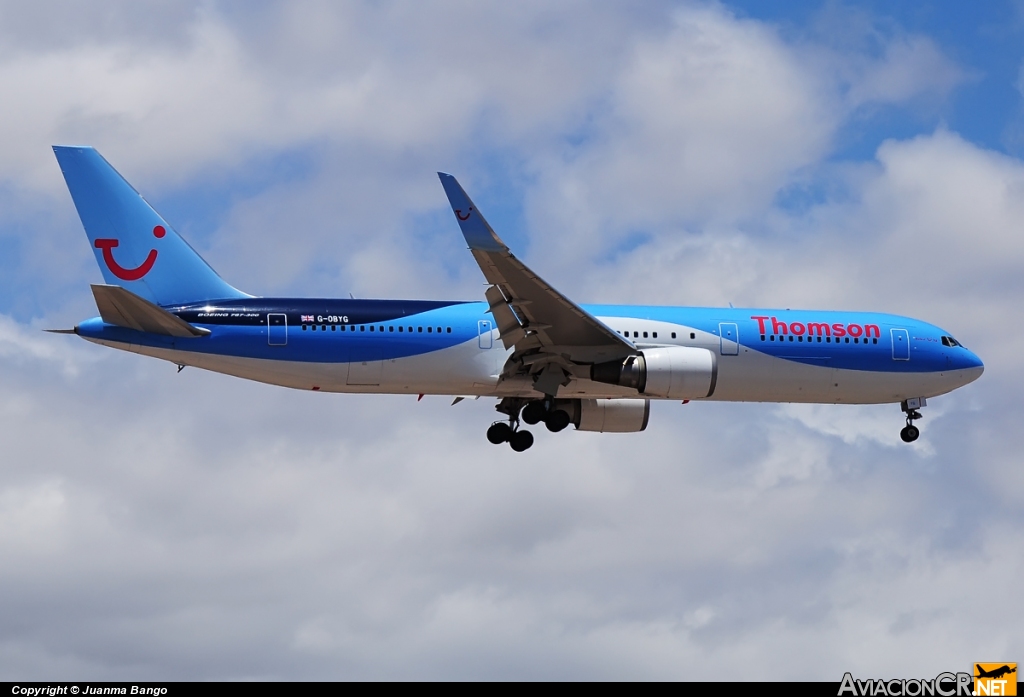 G-OBYG - Boeing 767-304/ER - Thomson Airways