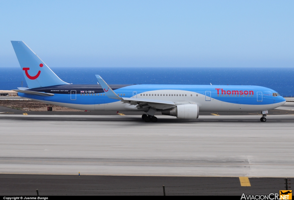 G-OBYG - Boeing 767-304/ER - Thomson Airways