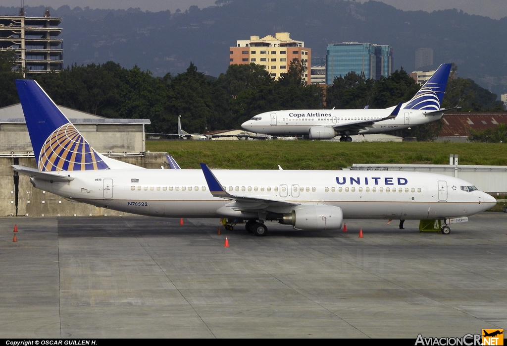 N76522 - Boeing 737-824 - United (Continental Airlines)