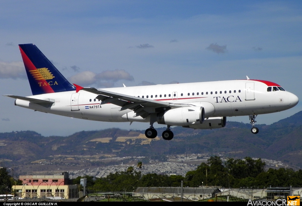N479TA - Airbus A319-132 - TACA