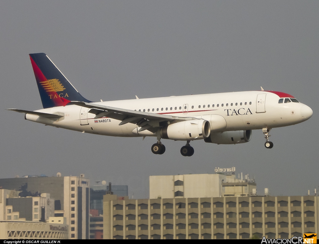 N480TA - Airbus A319-132 - TACA