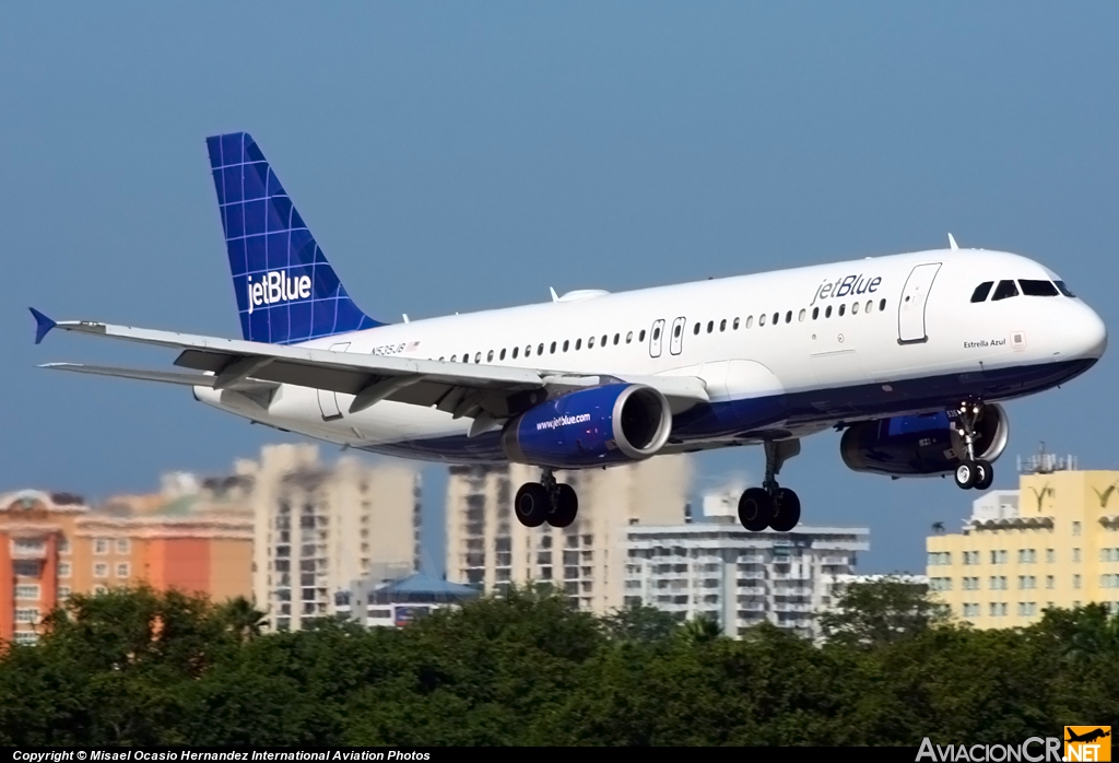 N535JB - Airbus A320-232 - Jet Blue