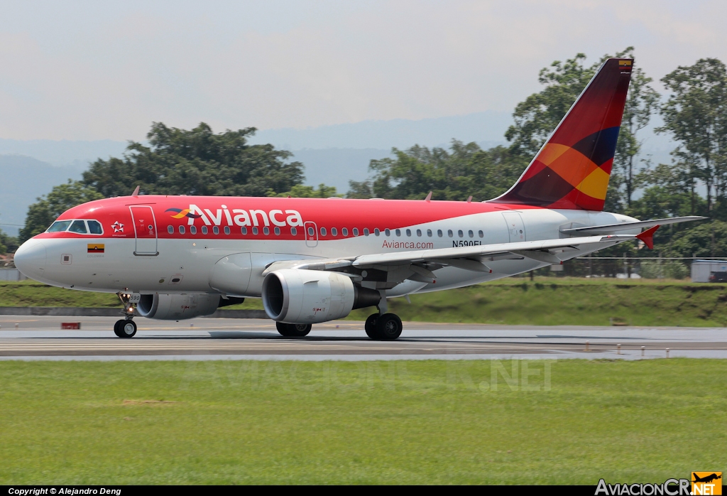 N590EL - Airbus A318-111 - Avianca Colombia