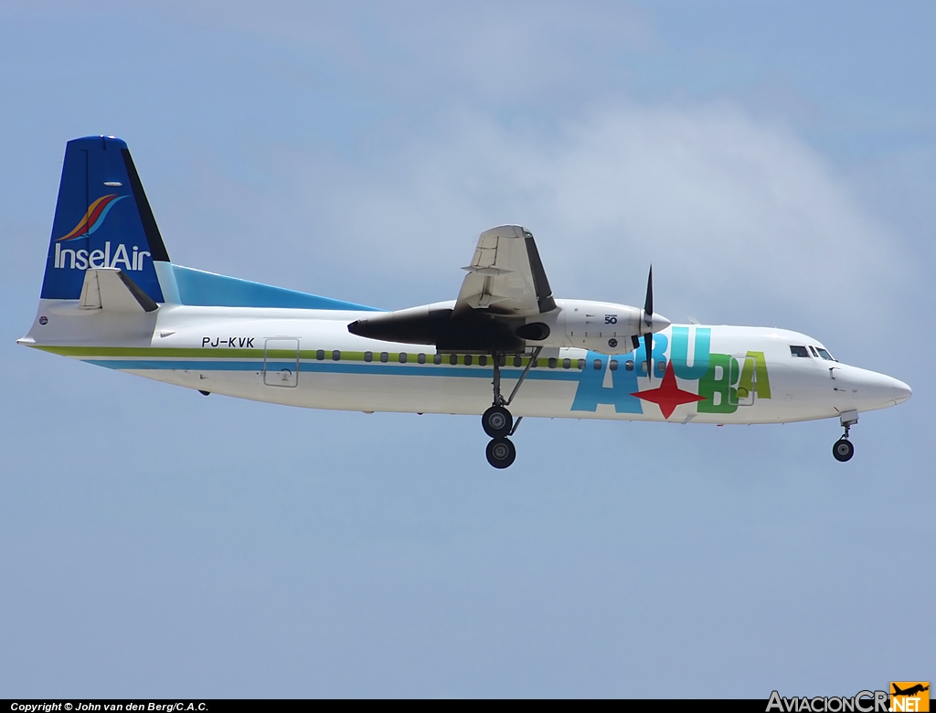 PJ-KVK - Fokker 50 - Insel Air Aruba