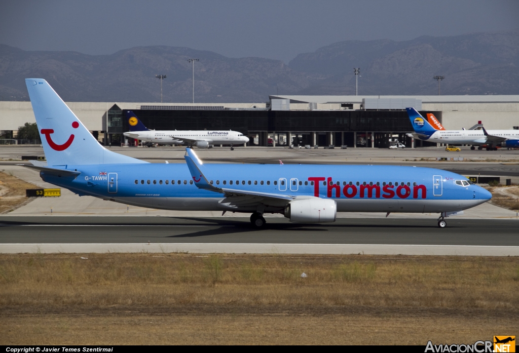 G-TAWH - Boeing 737-8K5 - Thomson Airways