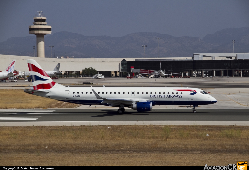 G-LCYO - Embraer 190-100SR - BA CityFlyer