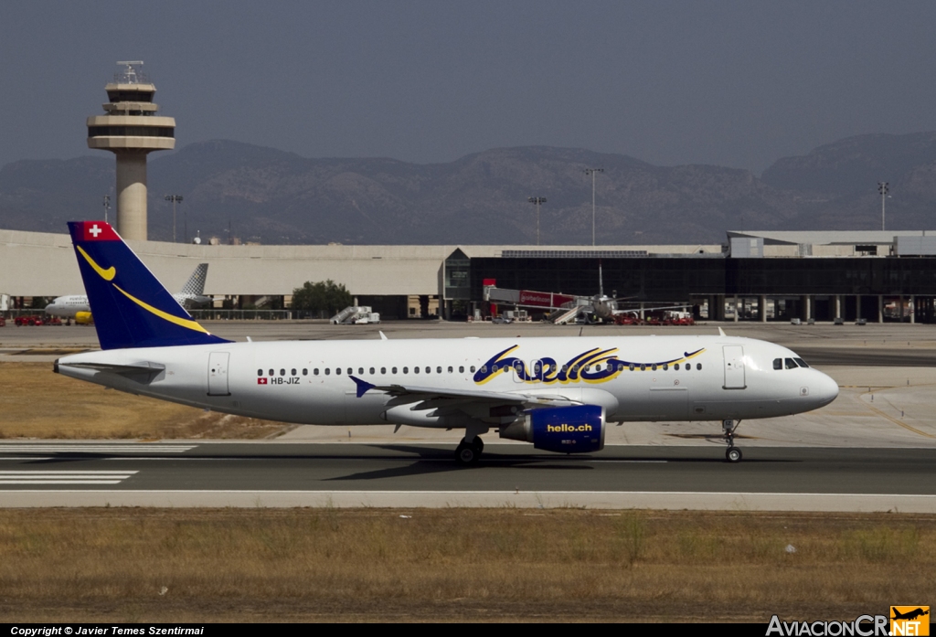 HB-JIZ - Airbus A320-214 - Hello