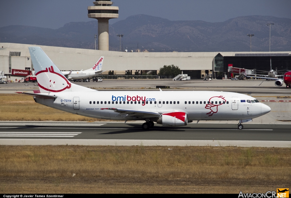 G-TOYH - Boeing 737-36N - Bmibaby