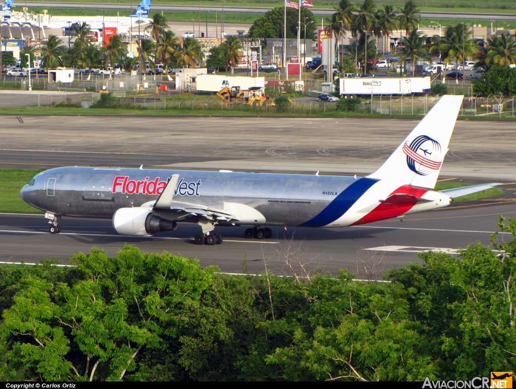 N422LA - Boeing 767-346F/ER - Florida West