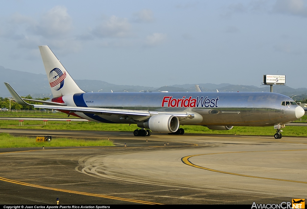 N422LA - Boeing 767-346F/ER - Florida West