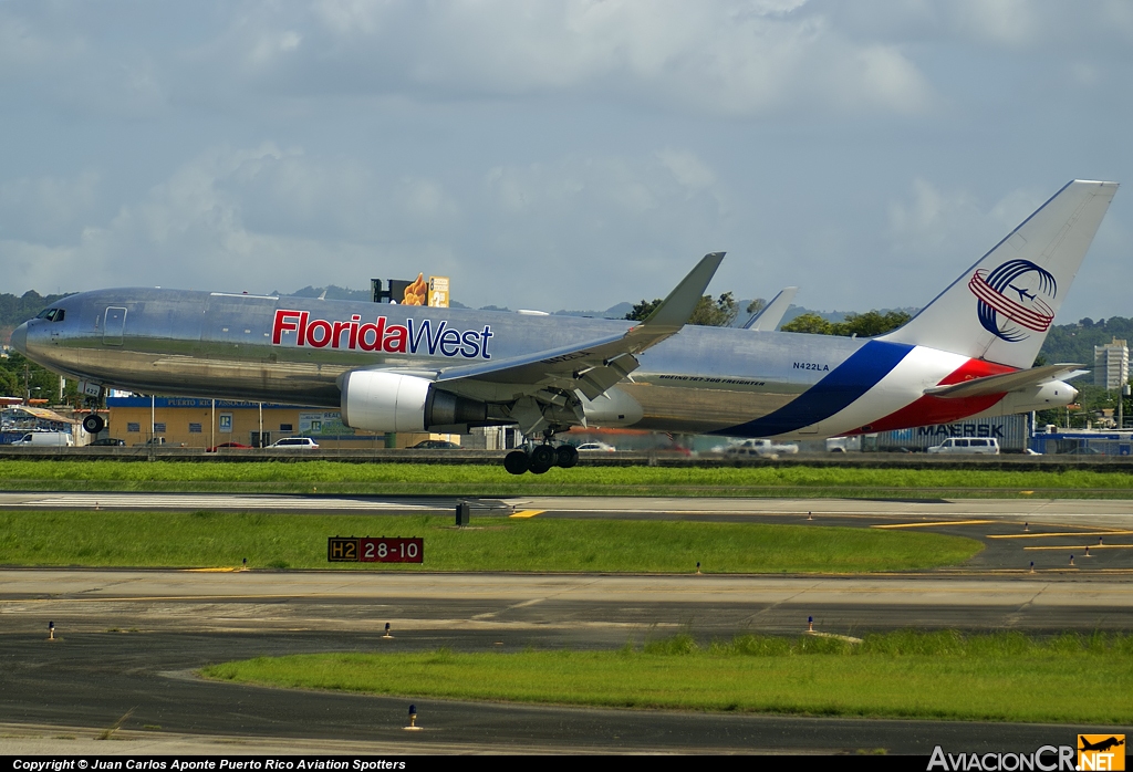 N422LA - Boeing 767-346F/ER - Florida West