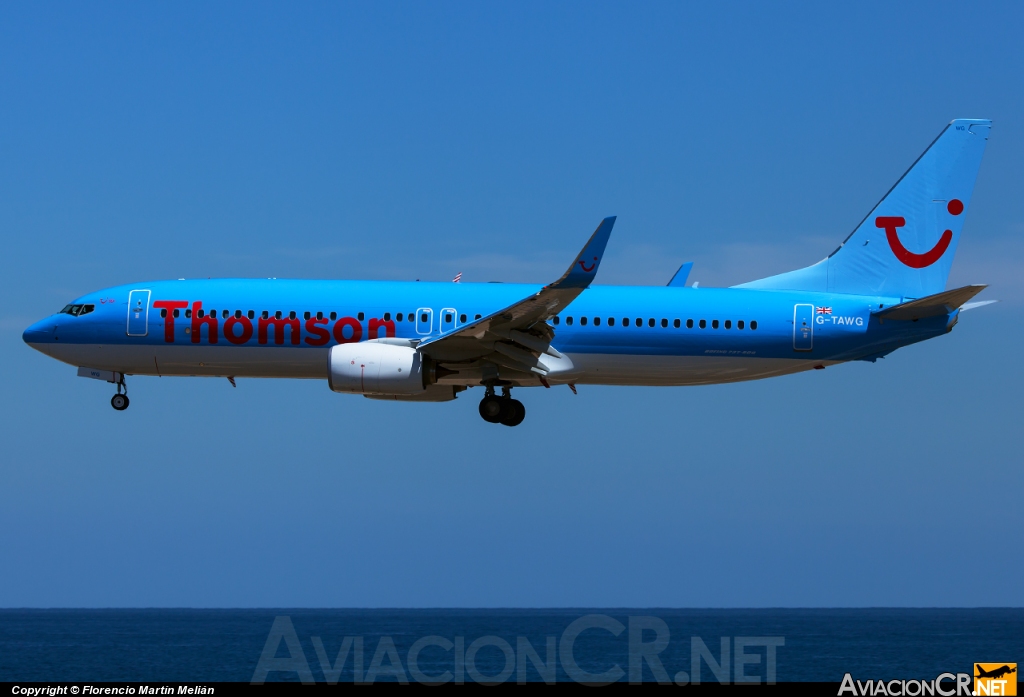 G-TAWG - Boeing 737-8K5 - Thomson Airways