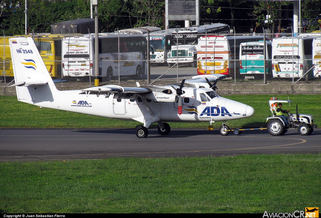 HK-2548 - De Havilland Canada DHC-6-300 Twin Otter - Aerolínea de Antioquia - ADA