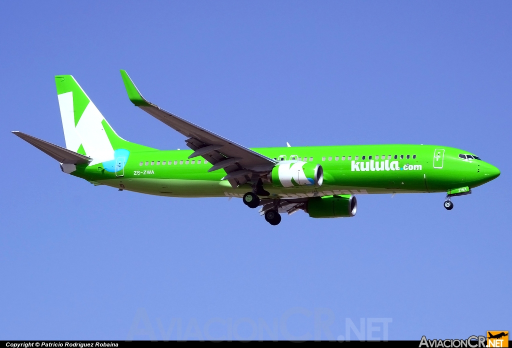 ZS-ZWA - Boeing 737-8LD - Kulula