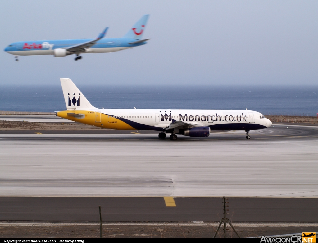 G-OZBF - Airbus A321-231 - Monarch Airlines