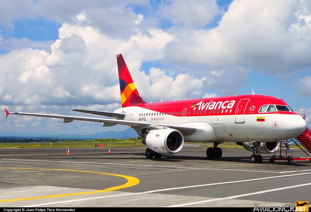 N597EL - Airbus A318-111 - Avianca