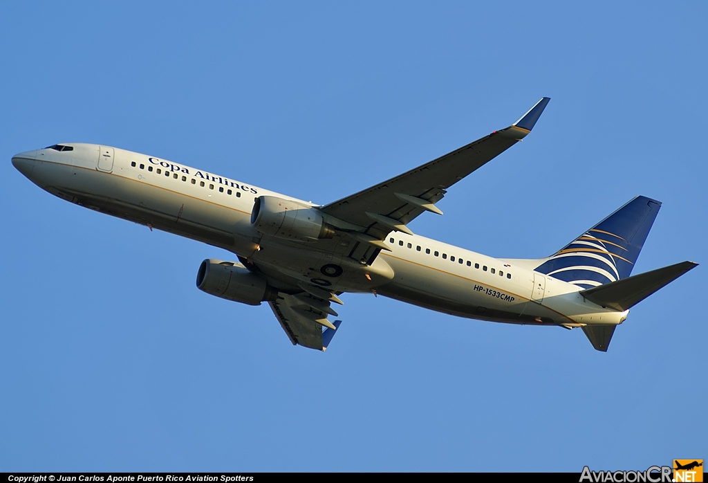 HP-1533CMP - Boeing 737-8V3 - Copa Airlines