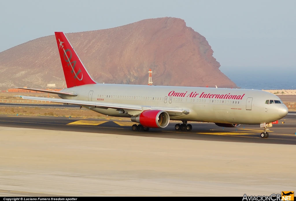 N351AX - Boeing 767-33A - Omni Air International