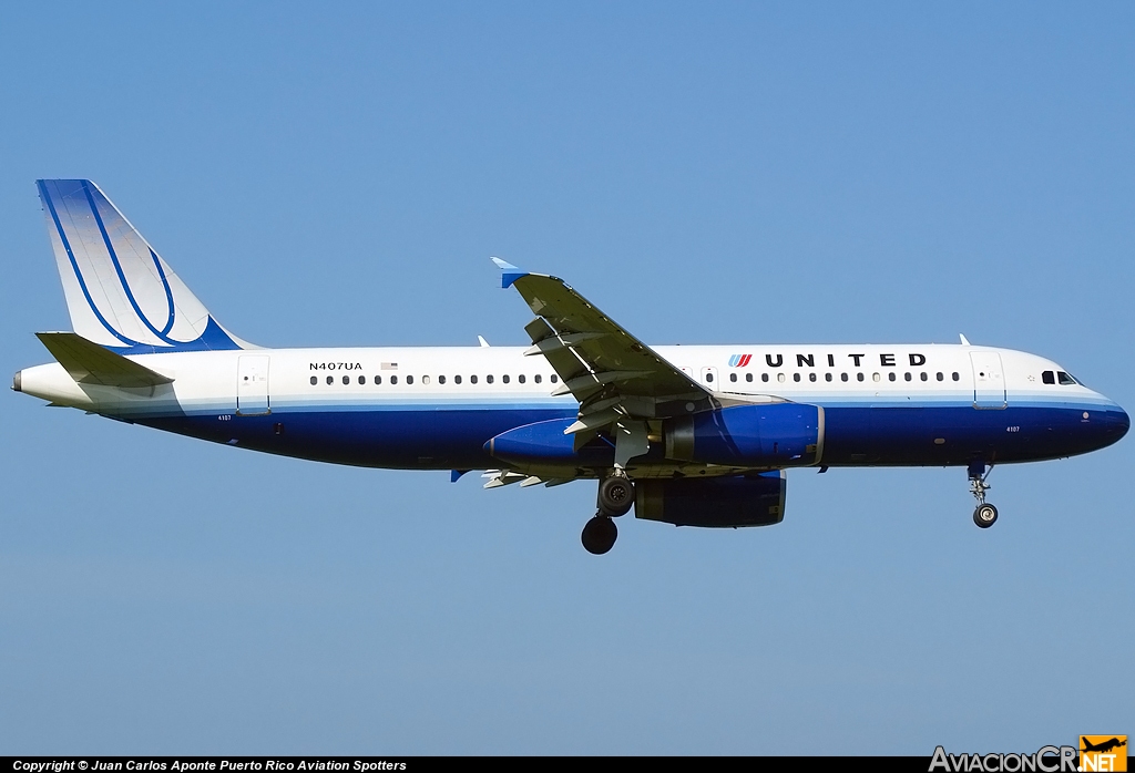 N407UA - Airbus A320-232 - United Airlines