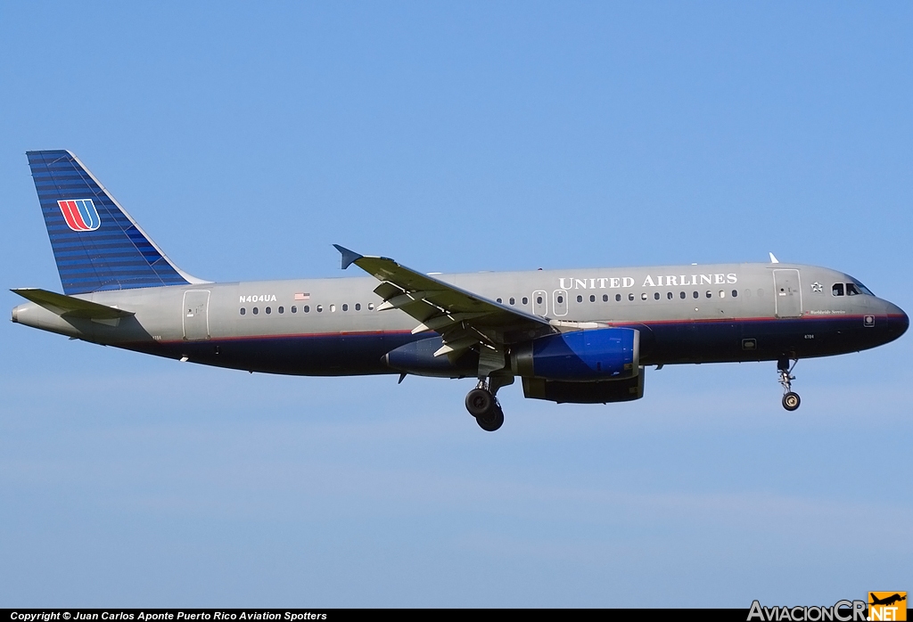 N404UA - Airbus A320-232 - United Airlines