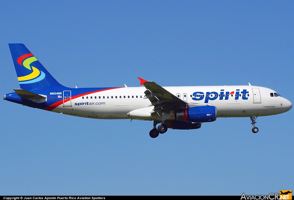 N604NK - Airbus A320-232 - Spirit Airlines