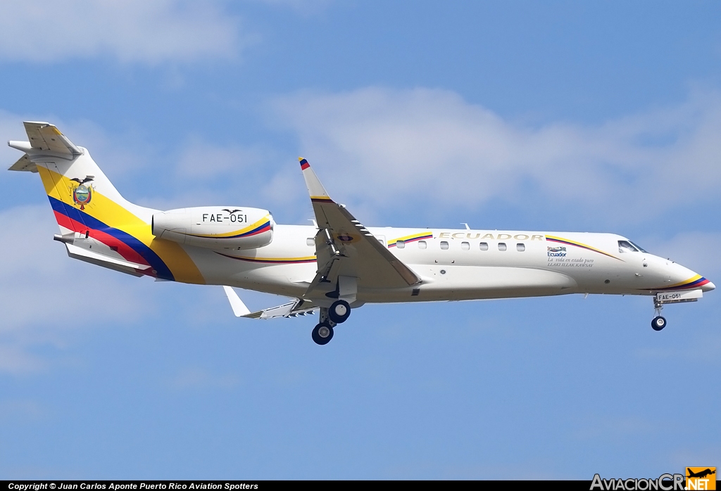 FAE-051 - Embraer ERJ-135BJ Legacy - Fuerza Aerea Ecuatoriana