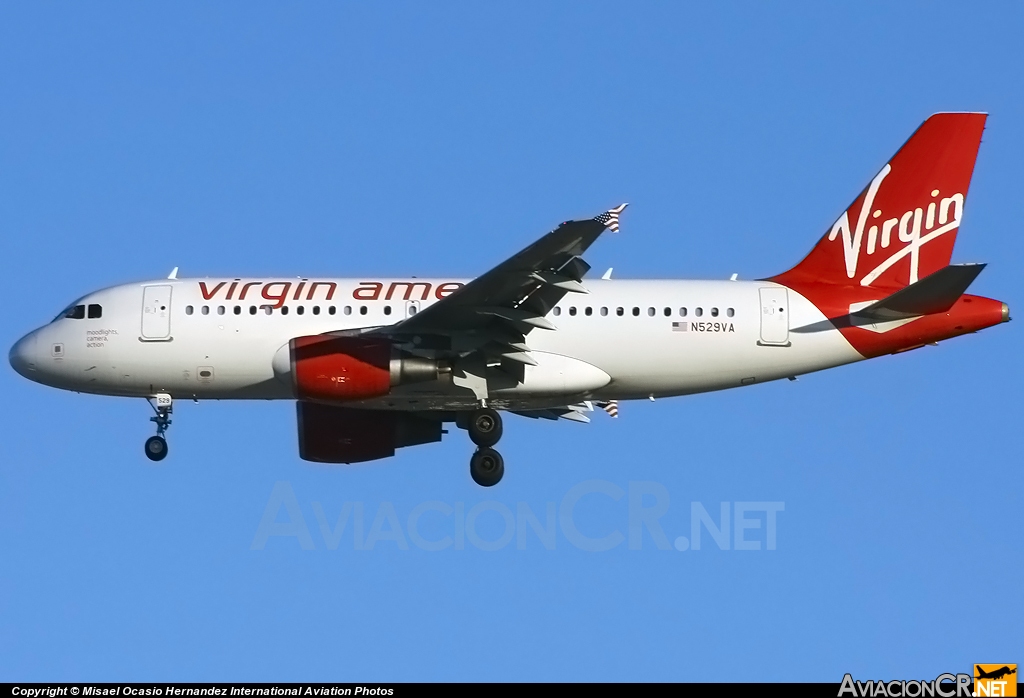 N529VA - Airbus A319-112 - Virgin America