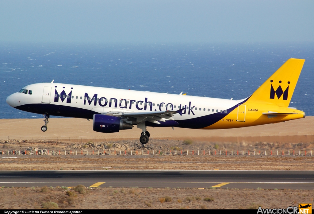 G-OZBX - Airbus A320-214 - Monarch Airlines