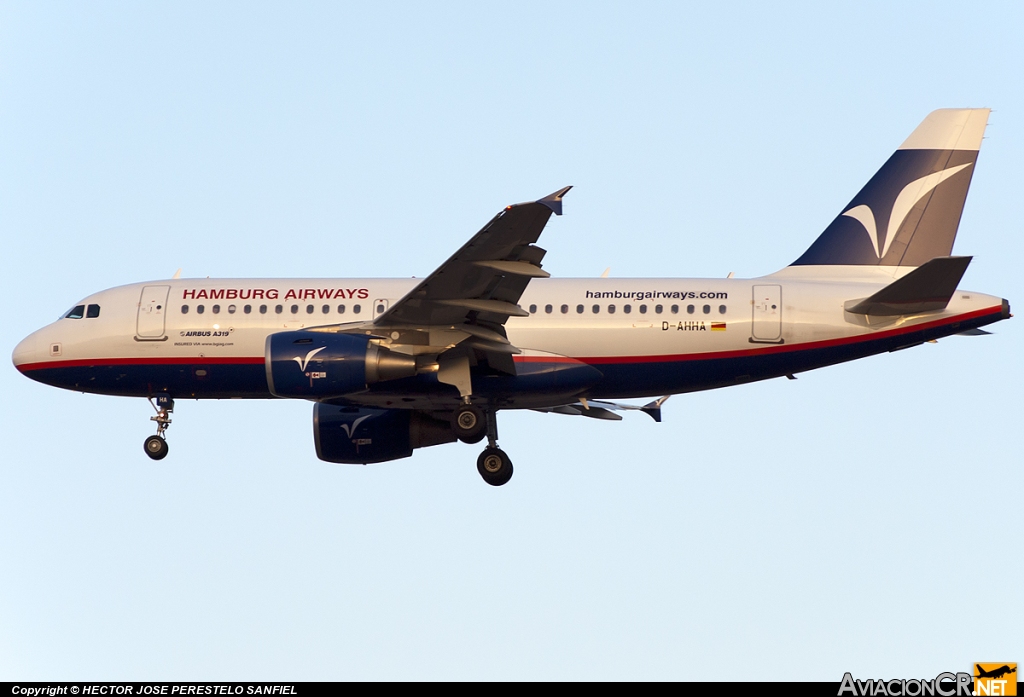 D-AHHA - Airbus A319-112 - Hamburg Airways