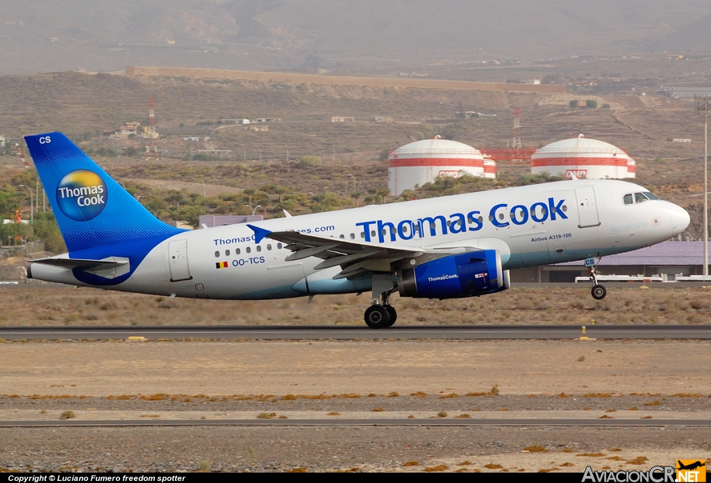 OO-TCS - Airbus A319-132 - Thomas Cook Airlines Belgiun