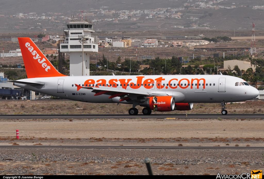 G-EZWB - Airbus A320-214 - EasyJet Airlines