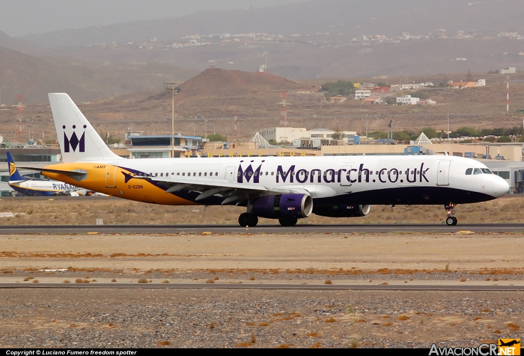 G-OZBN - Airbus A321-231 - Monarch Airlines