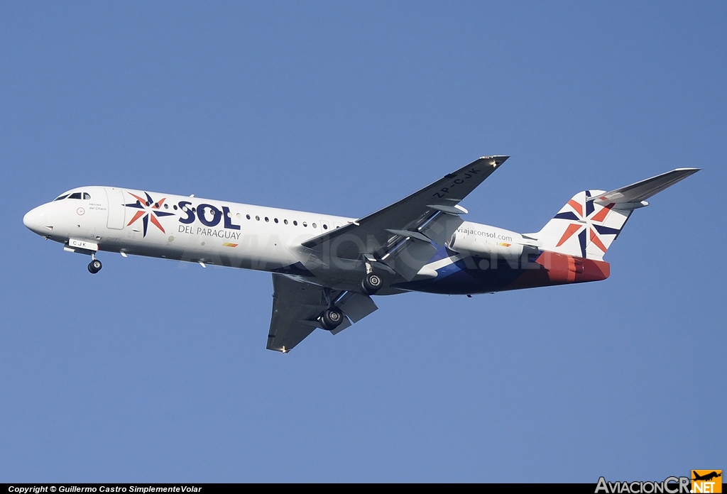 ZP-CJK - Fokker 100 - Sol del Paraguay