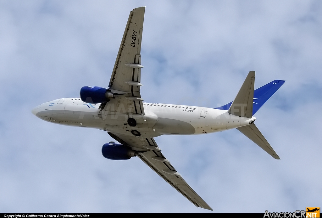 LV-BYY - Boeing 737-7BD - Aerolineas Argentinas