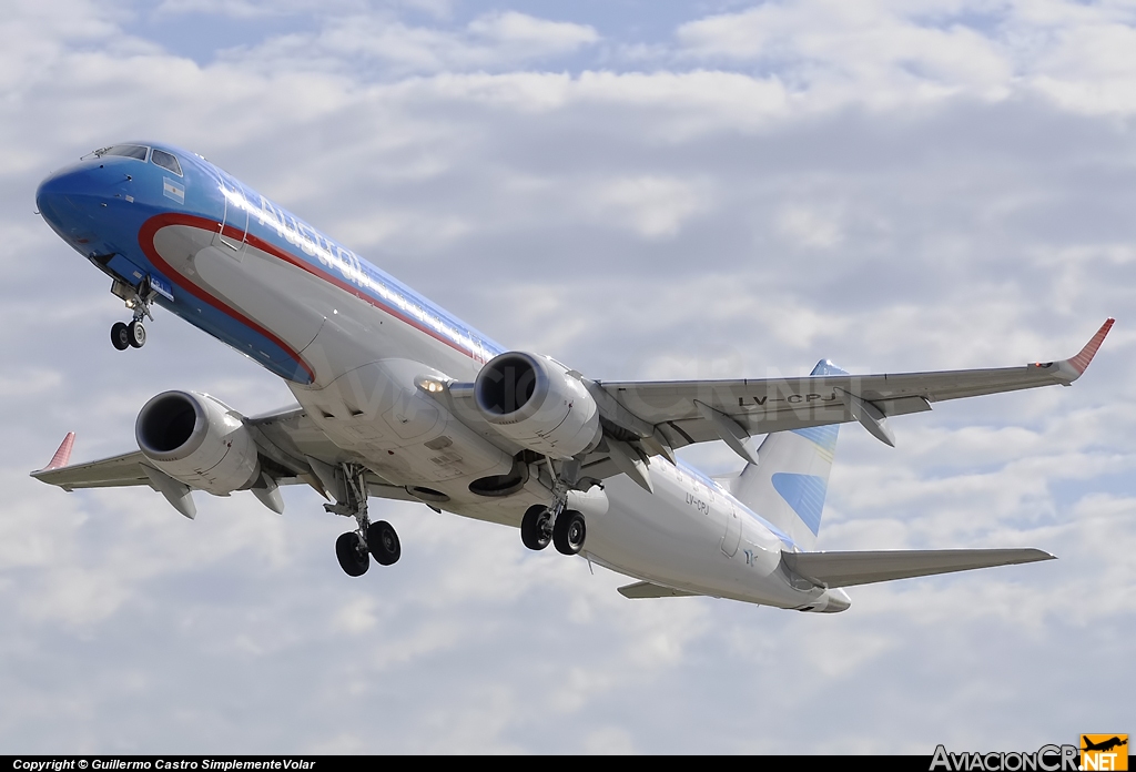 LV-CPJ - Embraer 190-100IGW - Austral Líneas Aéreas