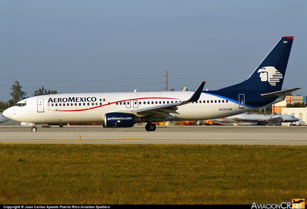 N520AM - Boeing 737-81Q - Aeromexico