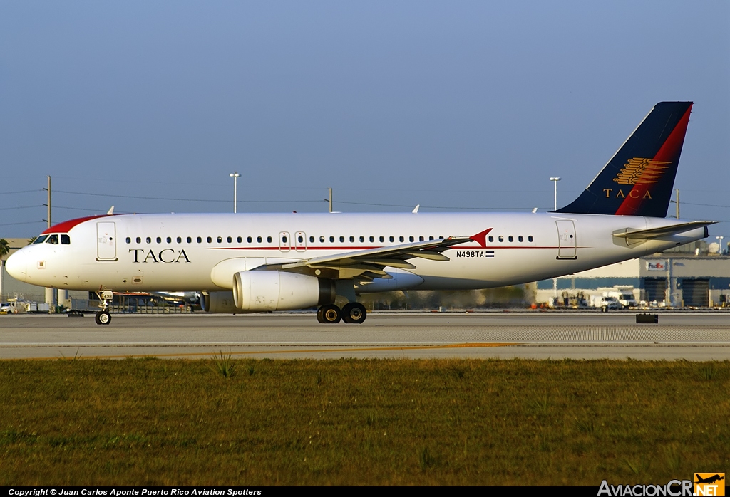 N498TA - Airbus A320-233 - TACA