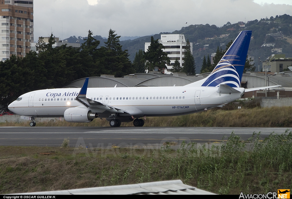 HP-1716CMP - Boeing 737-8V3 - Copa Airlines