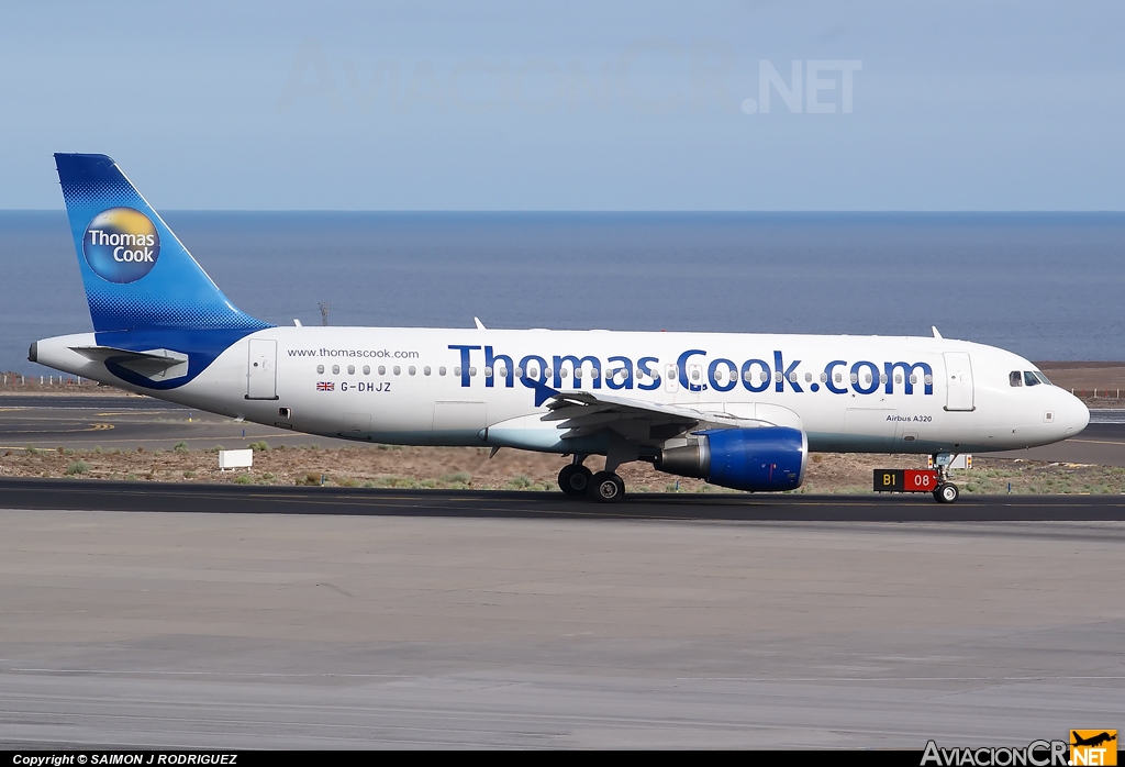 G-DHJZ - Airbus A320-214 - Thomas Cook