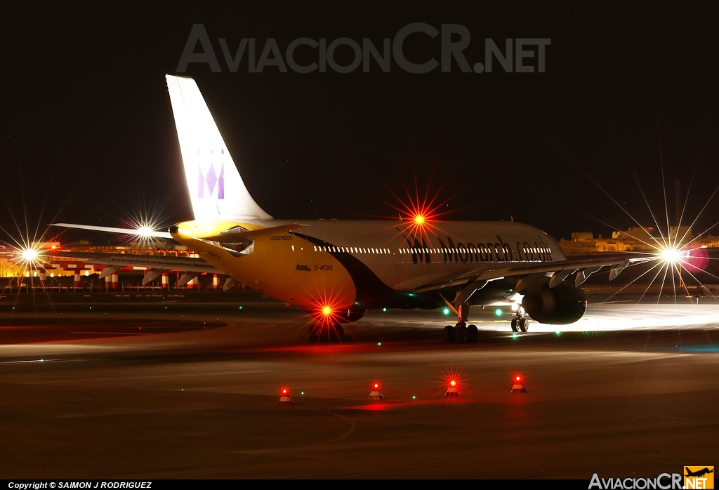 G-MONS - Airbus A300B4-605R - Monarch Airlines