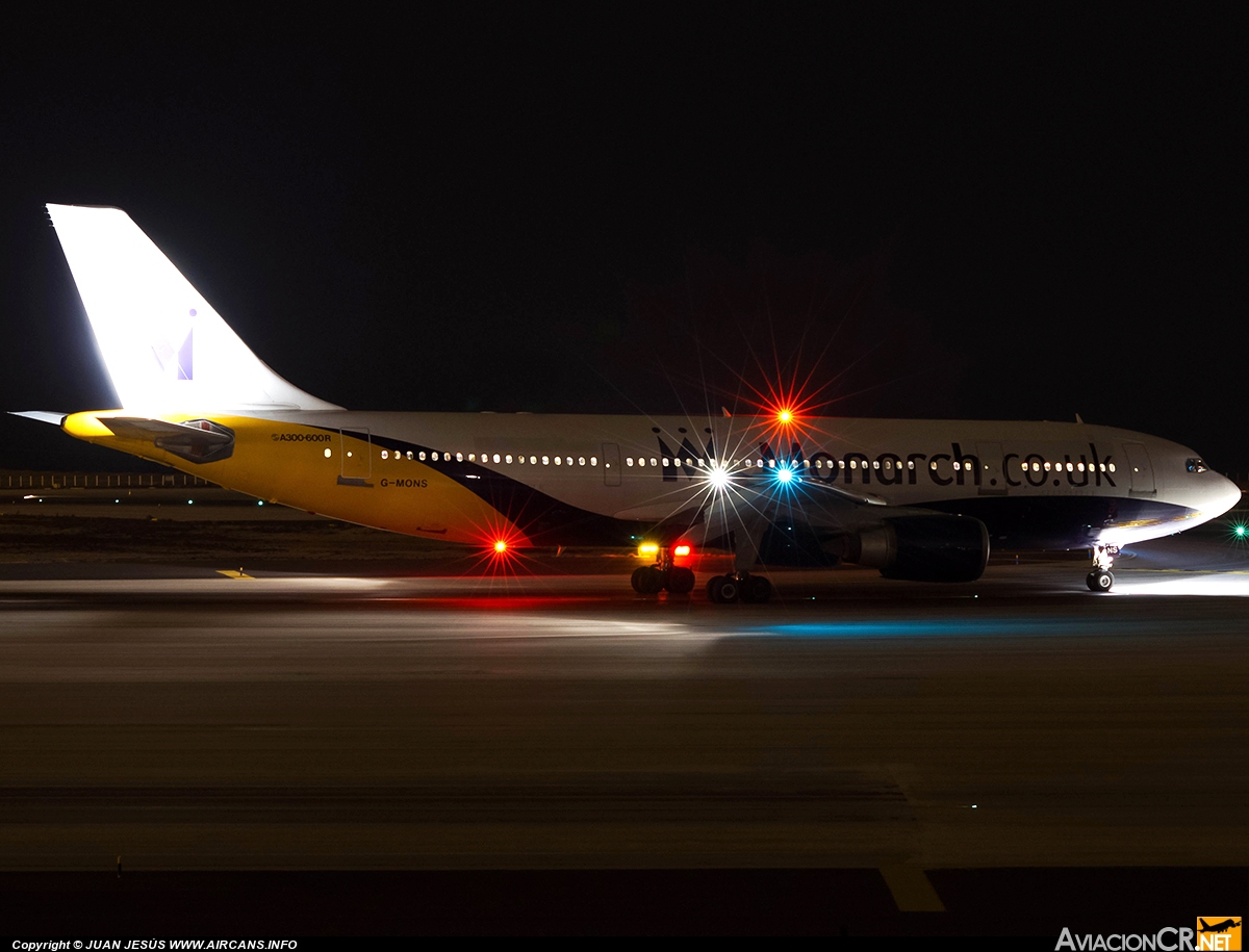 G-MONS - Airbus A300B4-605R - Monarch Airlines