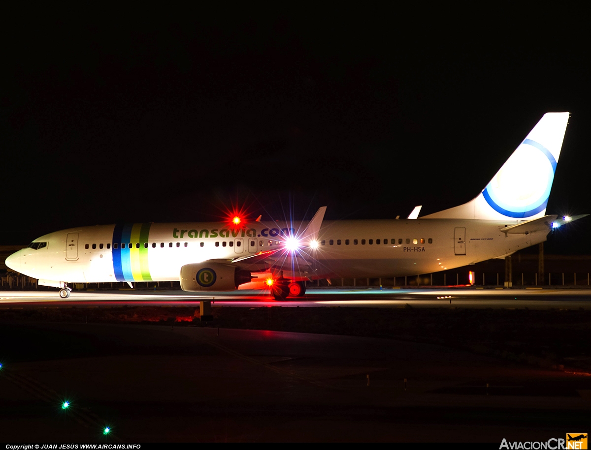 PH-HSA - Boeing 737-8K2 - Transavia Airlines