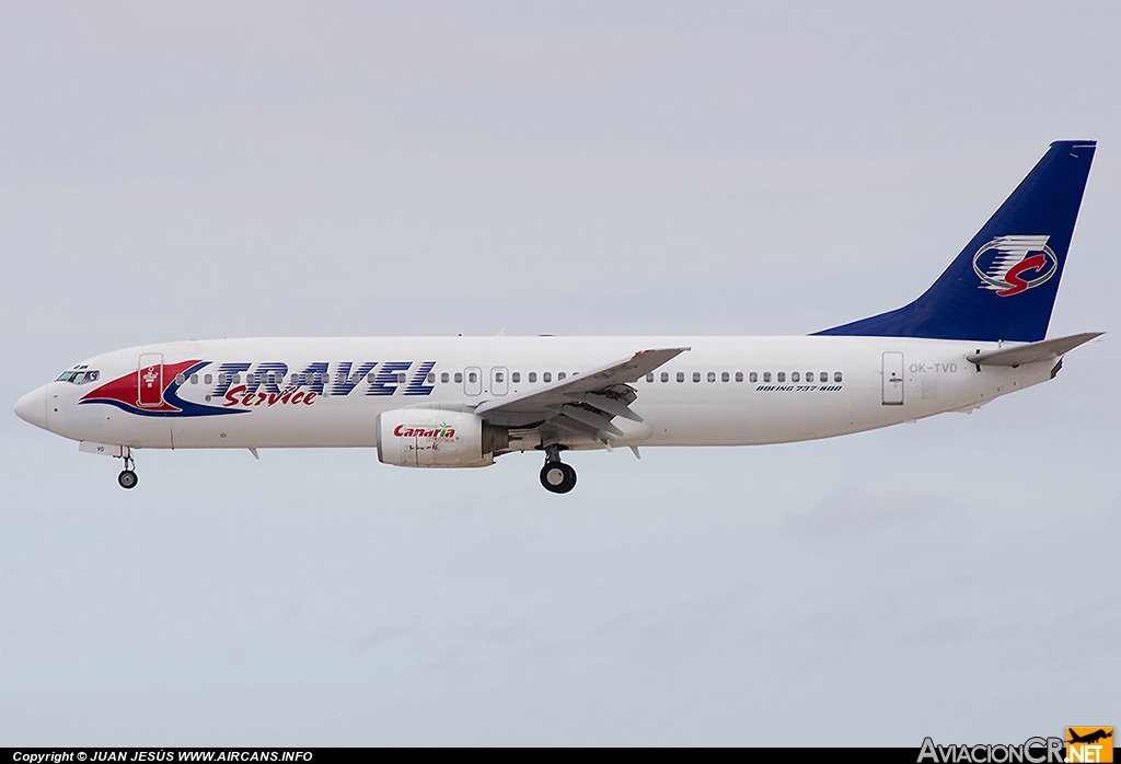 OK-TVD - Boeing 737-86N - Travel Service