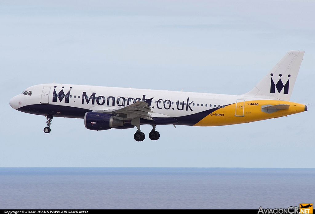 G-MONX - Airbus A320-212 - Monarch Airlines