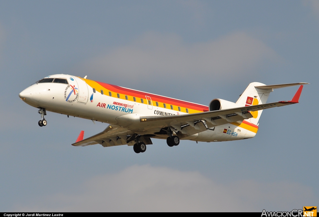 EC-HSH - Bombardier CRJ-200ER - Iberia Regional (Air Nostrum)