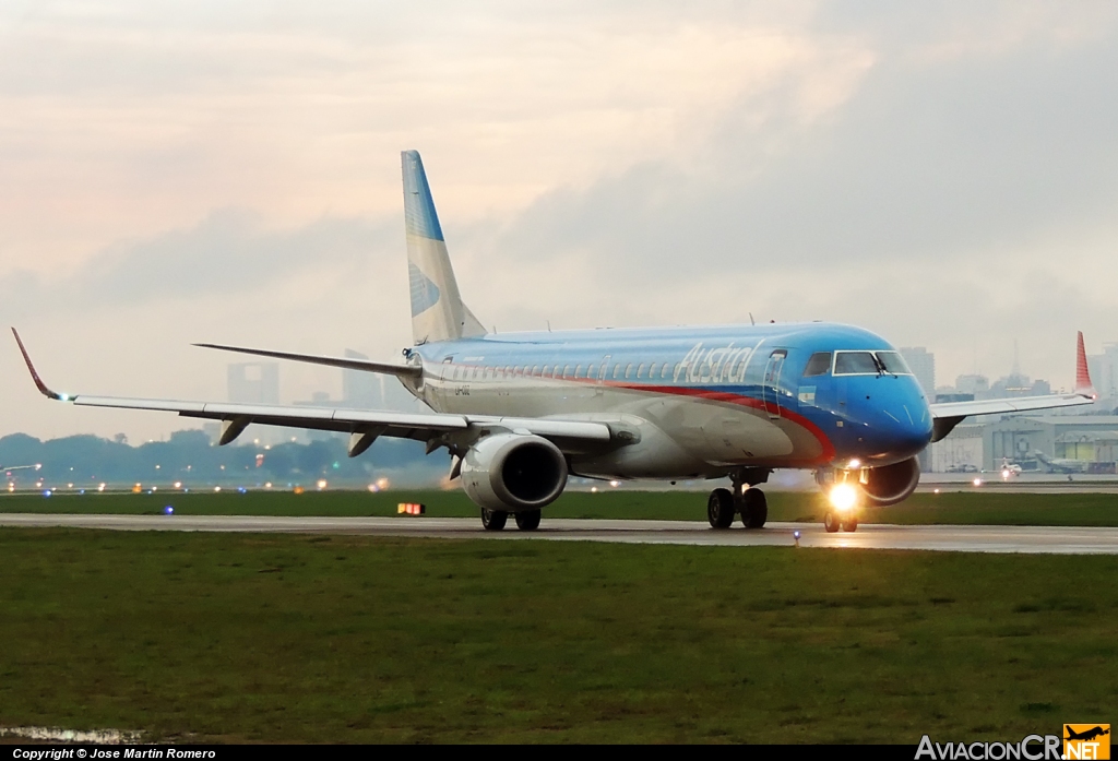 LV-CDZ - Embraer 190-100IGW - Austral Líneas Aéreas