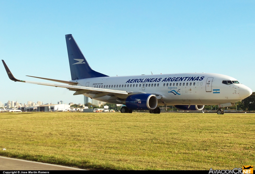 LV-CAP - Boeing 737-76N - Aerolineas Argentinas