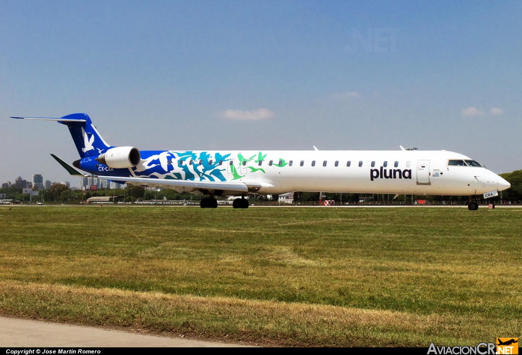 CX-CRA - Canadair CL-600-2D24 Regional Jet CRJ-900 - Pluna Uruguay