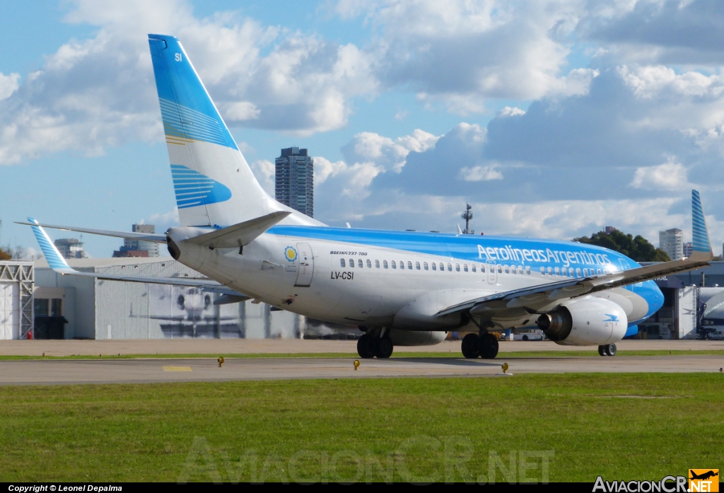 LV-CSI - Boeing 737-7Q8 - Aerolineas Argentinas